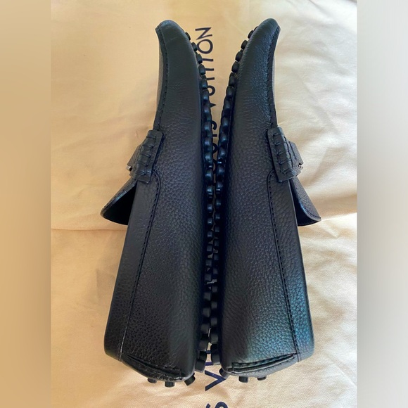 NWOT Louis Vuitton LV Hockenheim Black Men’s Moccasin/Loafer US9 EU42 UK8 - Picture 4 of 10